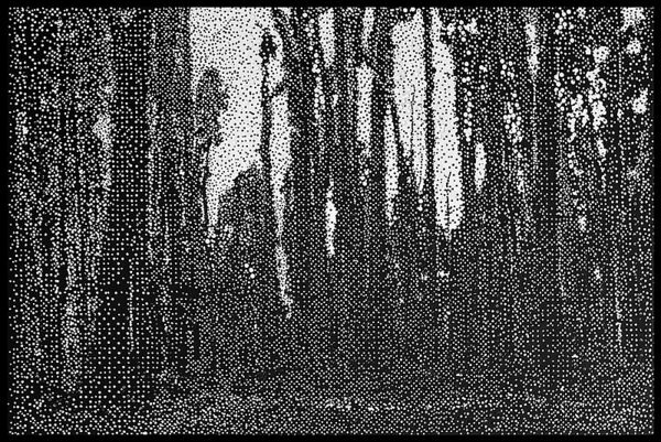 Waldstück 1 • 2018 • Papier, gestanzt • 70 x 100 cm