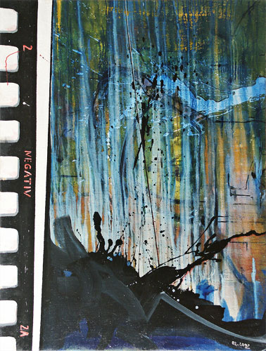 Negativ 2 · 2002 · Acryl-Leinwand · 150 x 110 cm